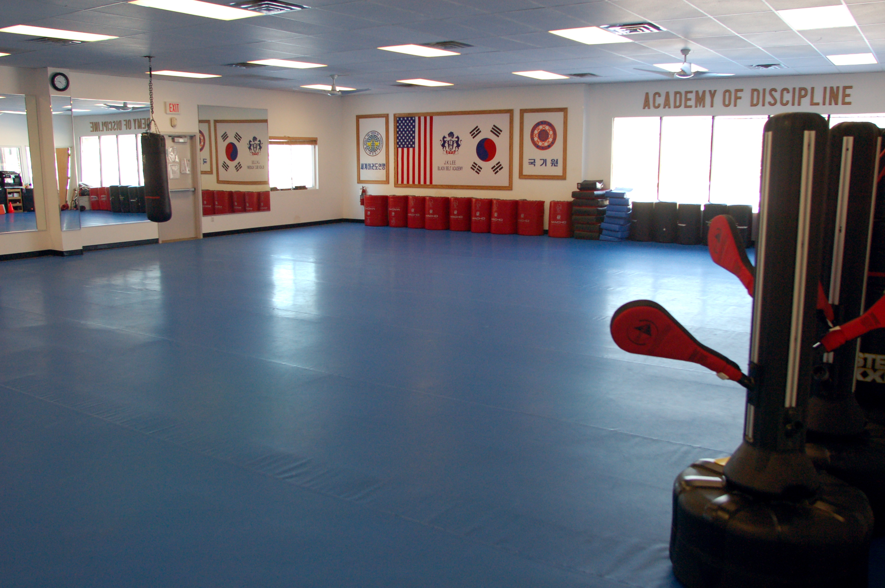 un dojo de taekwondo